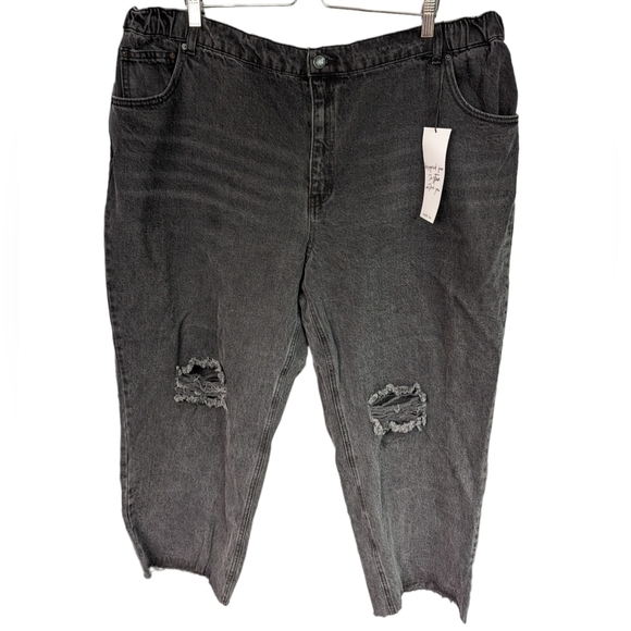 Vanilla Star NWT Cinched Waist Straight Leg Jeans Sz 24W - Picture 1 of 15